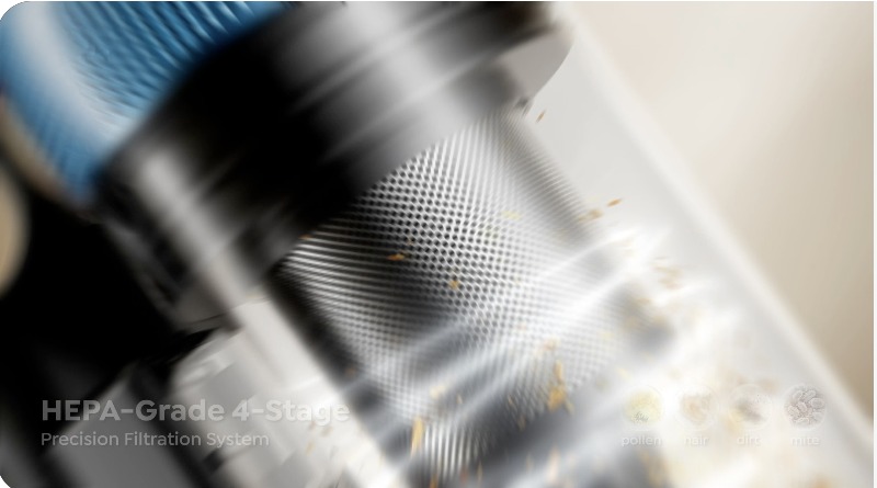 HEPA-Grade 4-Stage Precision Filtration System
