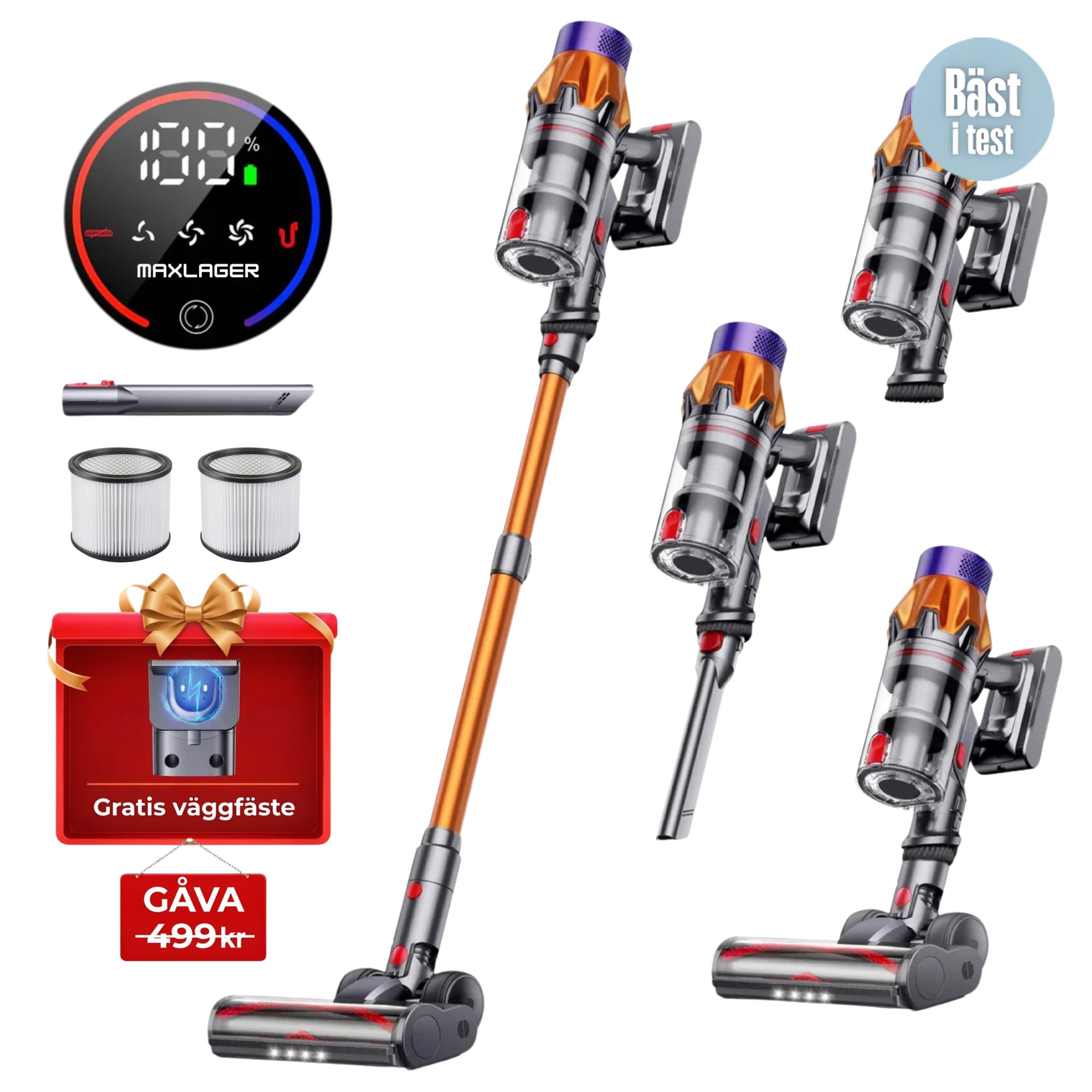 Maxlager Ultra X7 Skaftdammsugare