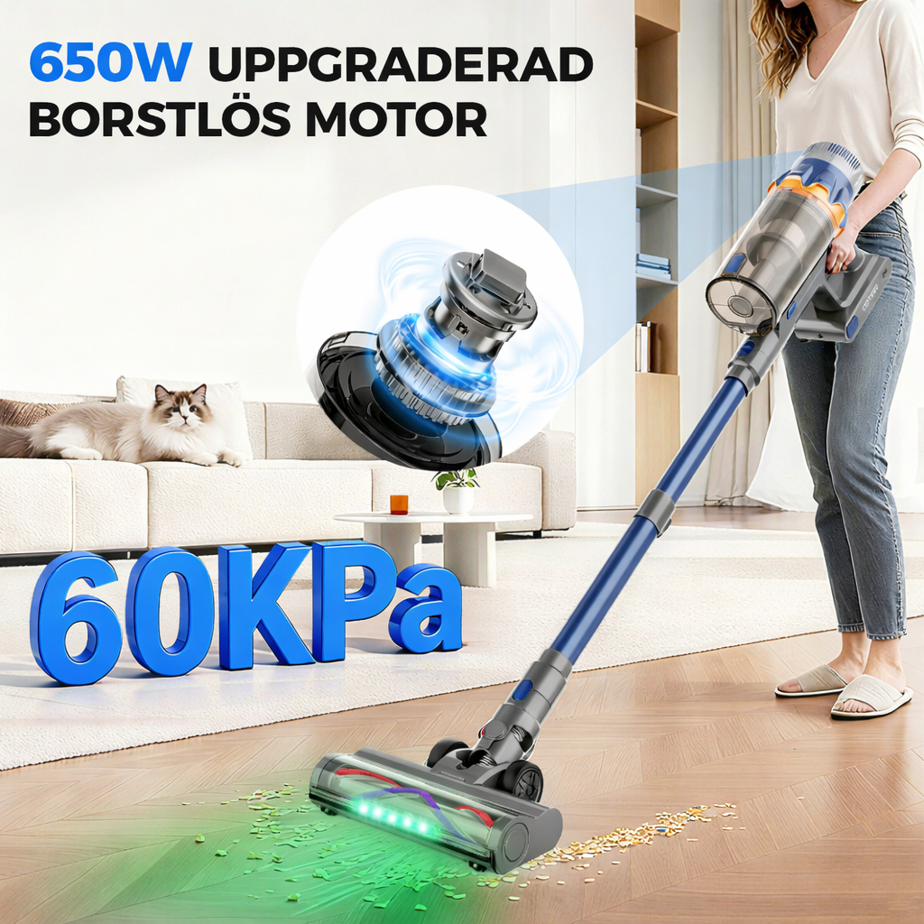 Maxlager V25 - 650W – 60 kPa Avancerad Sladdlös Dammsugare - Skaftdammsugare - Image 3