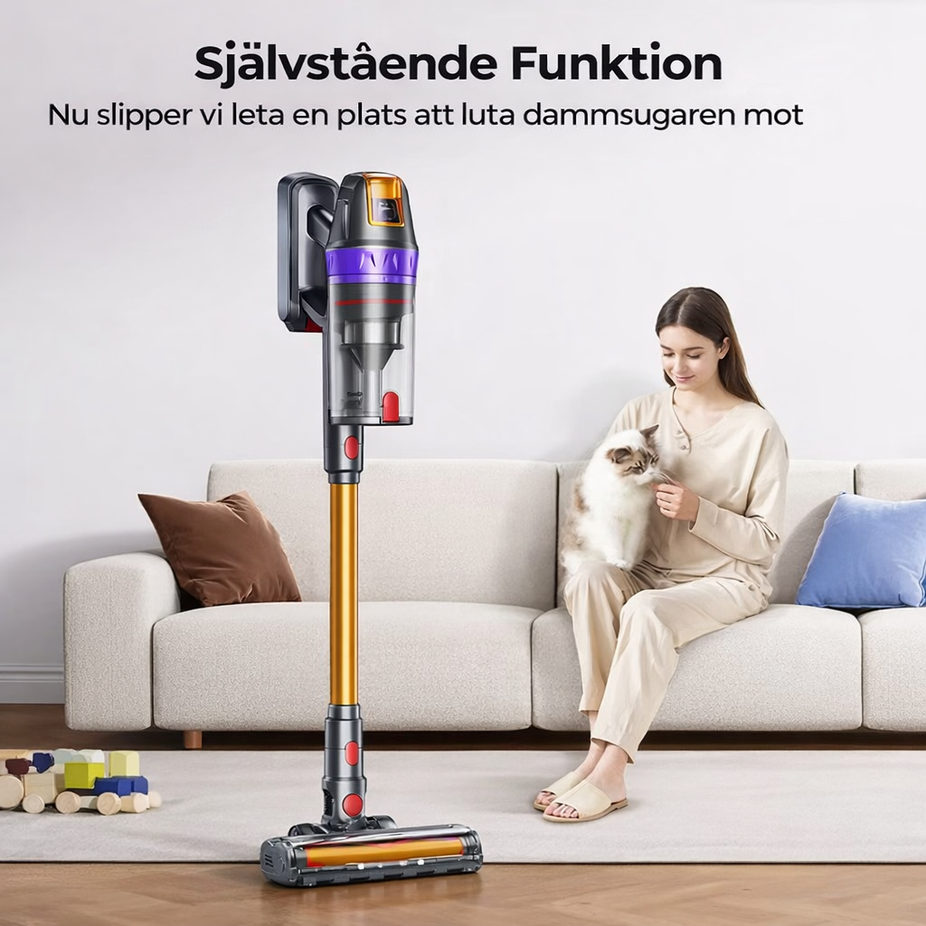 Maxlager VC90 Sladdlös Dammsugare - 600W 65 kPa - Skaftdammsugare - Image 4